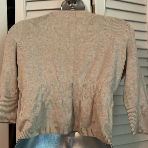 Charlotte Russe cardigan embellished with pearls and tulle - Picture 3 of 4